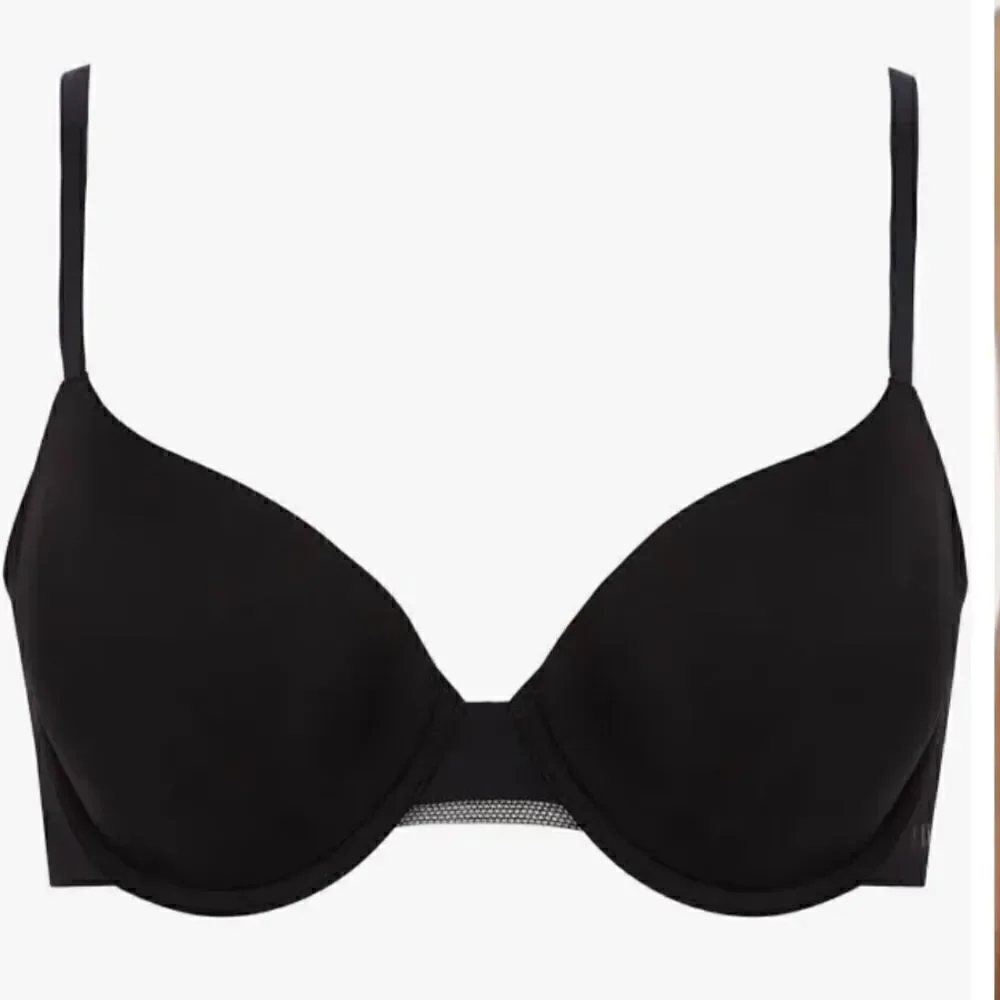 DKNY Litewear Spacer T-Shirt Bra DK4001, size 32A, NWT, Black